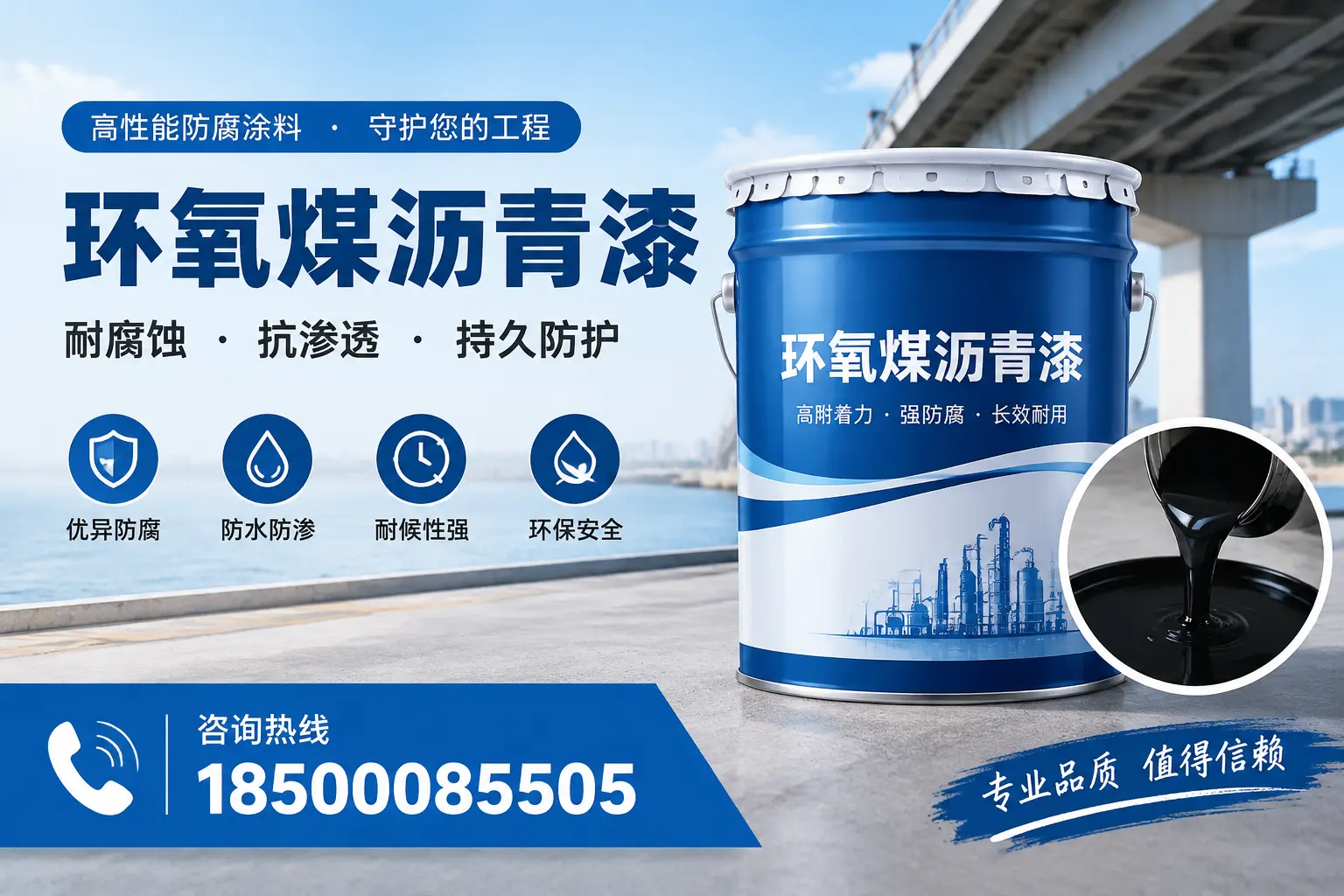 如何确保环氧煤沥青漆施工质量？鞍山用户的质量控制